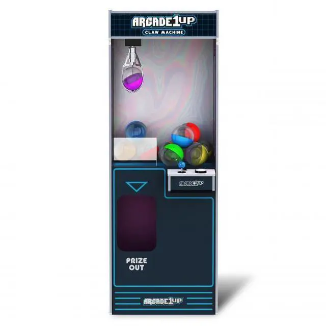 Alt view image 4 of 7 - Arcade1Up Claw Machine - Light-Up Marquee, Customizable - Perfect for Stuffed Animals, Plushies, Toys - Ultimate Arcade Game Room & Party Entertainmen