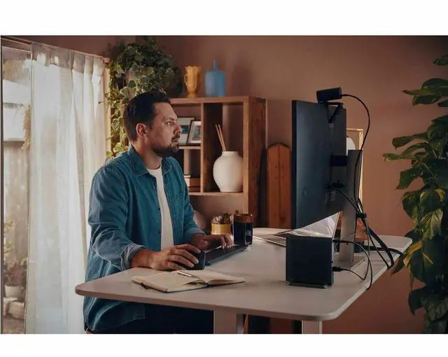 Alt view image 5 of 7 - HP EliteDesk 8 G1a Desktop Computer - AMD Ryzen AI 5 PRO 340 - 32 GB - 512 GB SSD - Mini PC - Jack Black - AMD Chip - Windows 11 Pro - AMD Radeon 840M Graphics DDR5 SDRAM - English Keyboard - IEEE 802