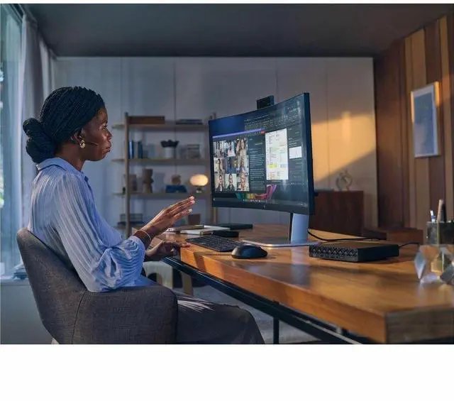 Alt view image 5 of 7 - HP EliteDesk 8 G1a Desktop Computer - AMD Ryzen AI 7 350 - 32 GB - 512 GB SSD - Mini PC - Jack Black - AMD Chip - Windows 11 Pro - AMD Radeon 860M Graphics DDR5 SDRAM - English Keyboard - IEEE 802.11b
