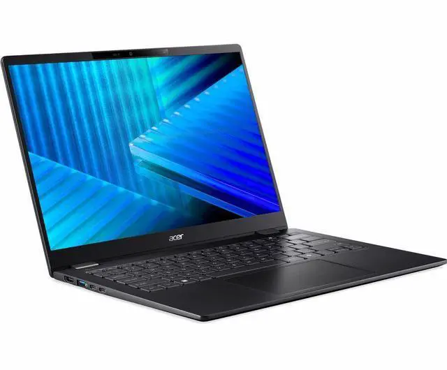 Alt view image 3 of 7 - Acer TravelMate P6 14 AI P614-54 TMP614-54-71DA 14" Notebook - WQXGA+ - Intel Core Ultra 7 268V - 32 GB - 1 TB SSD - English Keyboard - Black - Intel Chip - 2880 x 1800 - Windows 11 Pro - Intel -
