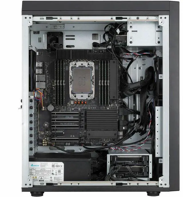 Alt view image 6 of 7 - Asus ExpertCenter Pro ET700I W7-B-1300 Performance AI Workstation - Intel Xeon W-3400/W-2400 -  PCIe 5.0 - DDR5 ECC - 2x 2.5 Gb LAN - 2x M.2 - 2x GPU Support - 1300W 80 PLUS Platinum PSU