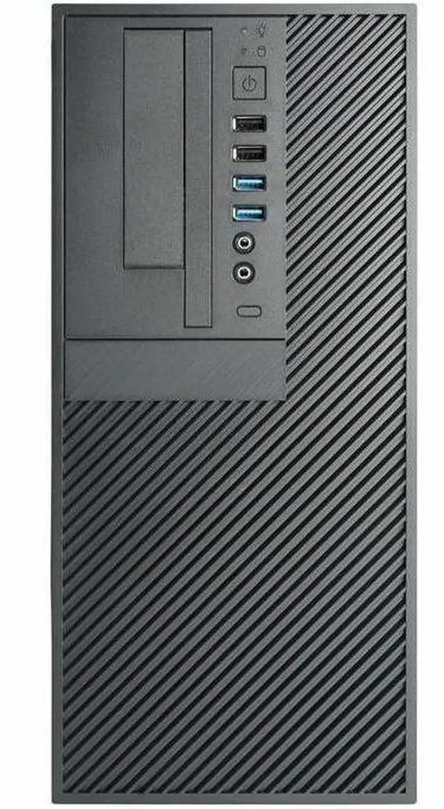 Alt view image 4 of 8 - In Win CP Series - Mini-tower - Black - 3 x Bay - 450 W - Power Supply Installed - Micro ATX, Mini ITX Motherboard Supported - 2 x Fan(s) Supported - 1 x External 3.5" Bay - 1 x Internal 3.5