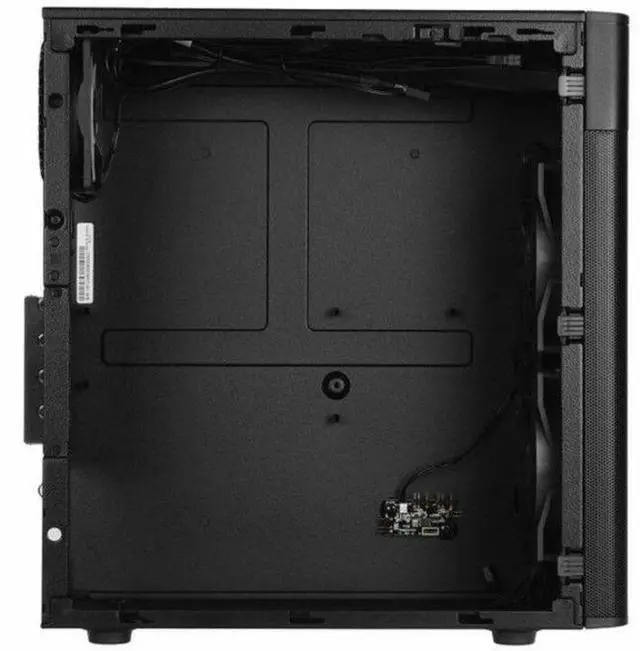Alt view image 5 of 7 - In Win CT Series 17.1L Small Form Factor Micro-ATX Mini Tower Chassis - Small Tower - Black - Tempered Glass, Mesh - 1 x Bay - 450 W - Power Supply Installed - Micro ATX, Mini ITX Motherboard Supporte