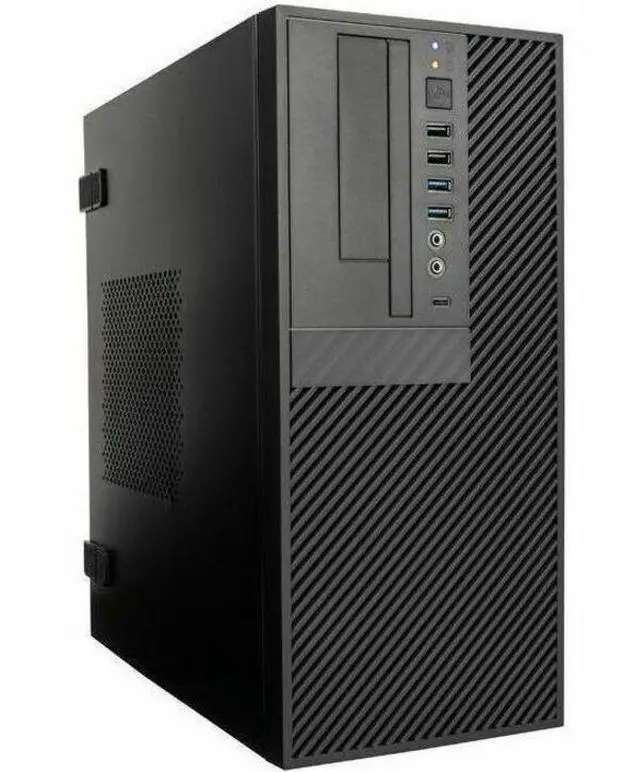 Alt view image 7 of 8 - In Win CP Series - Mini-tower - Black - 3 x Bay - 450 W - Power Supply Installed - Micro ATX, Mini ITX Motherboard Supported - 2 x Fan(s) Supported - 1 x External 3.5" Bay - 1 x Internal 3.5