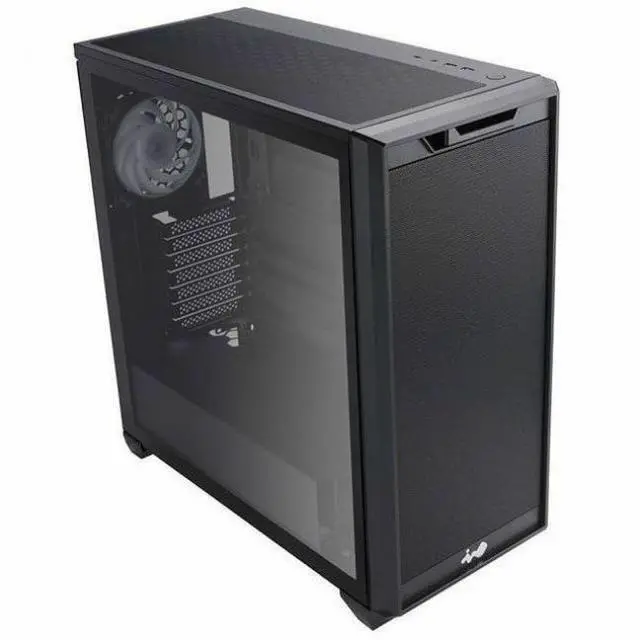 Alt view image 4 of 9 - In Win IW-CS-D5BLK-1AN120 Gaming Computer Case IWCSD5BLK1AN120