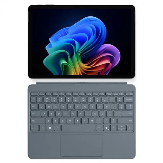 Main image of Microsoft Surface Pro Copilot+ PC Platinum + Surface Pro 12" Keyboard Ocean