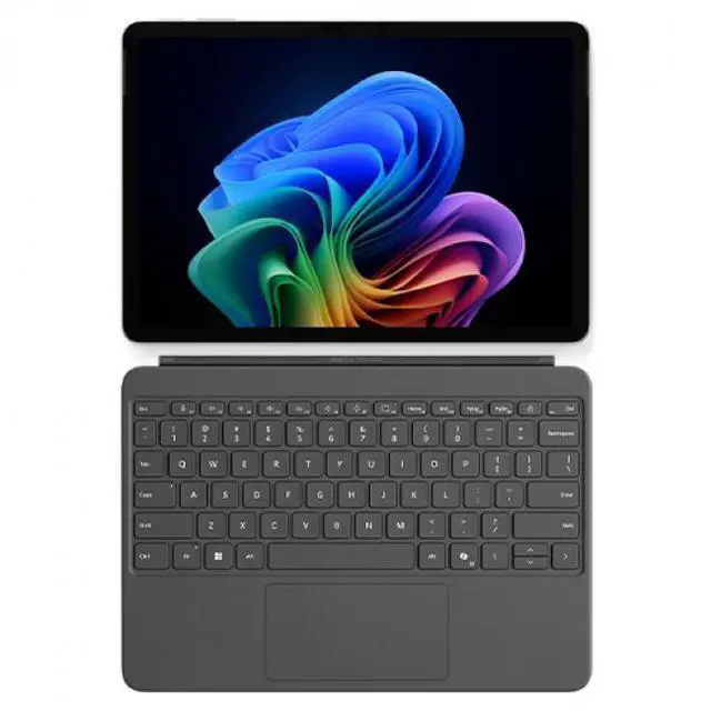 Main image of Microsoft Surface Pro Copilot+ PC Platinum + Surface Pro 12" Keyboard Slate