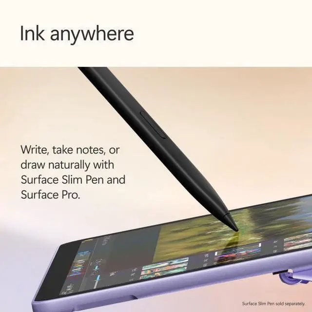 Alt view image 5 of 7 - Microsoft Surface Pro Copilot+ PC Violet + Surface Pro 12" Keyboard Ocean