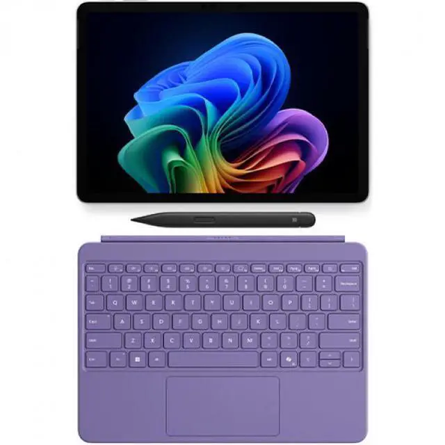 Main image of Microsoft Surface Pro Copilot+ PC Platinum + Surface Slim Pen 2 Violet