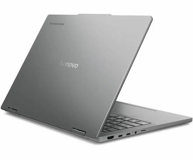 Alt view image 3 of 7 - Lenovo Chromebook Plus 14IRU10 14" Touchscreen Convertible  Chromebook - Intel Core 5 120U (1.40 GHz) - 8 GB - 128 GB Flash Memory - ChromeOS - Intel - Webcam - IEEE 802.11ax  (83LL001VUS)