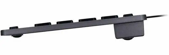 Alt view image 7 of 8 - Macally USB C Mac Keyboard - Cable Connectivity - USB Type C Interface - 78 Key(s) - Mac OS - MacBook, iPad, iMac - Mac, PC - Space Gray