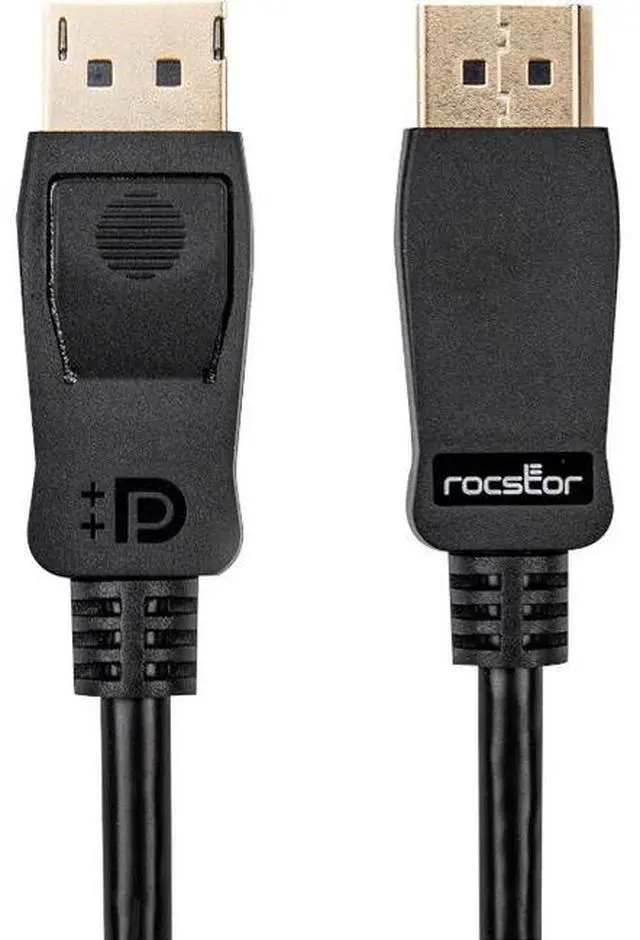 Alt view image 6 of 9 - Rocstor Premium DisplayPort 1.4 Cable 8k 60Hz Y10C285B1