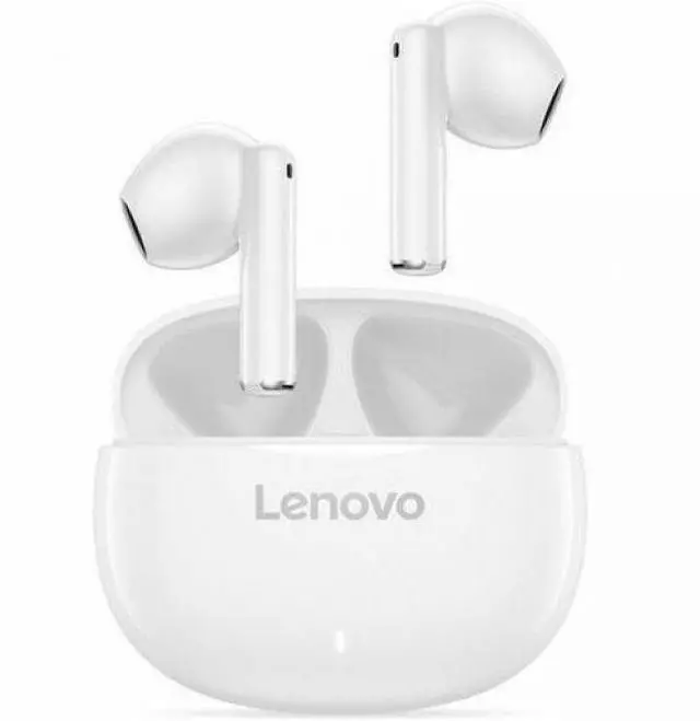 Alt view image 8 of 14 - Lenovo E310 True Wireless Stereo Earbuds (White)
