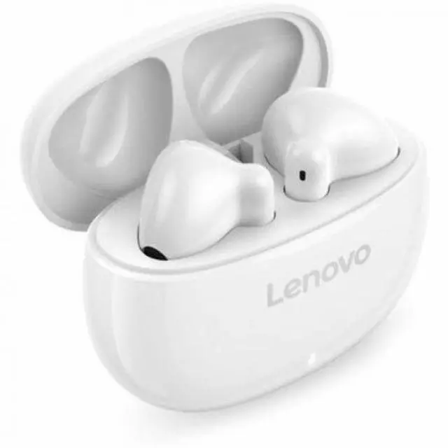Alt view image 11 of 14 - Lenovo E310 True Wireless Stereo Earbuds (White)