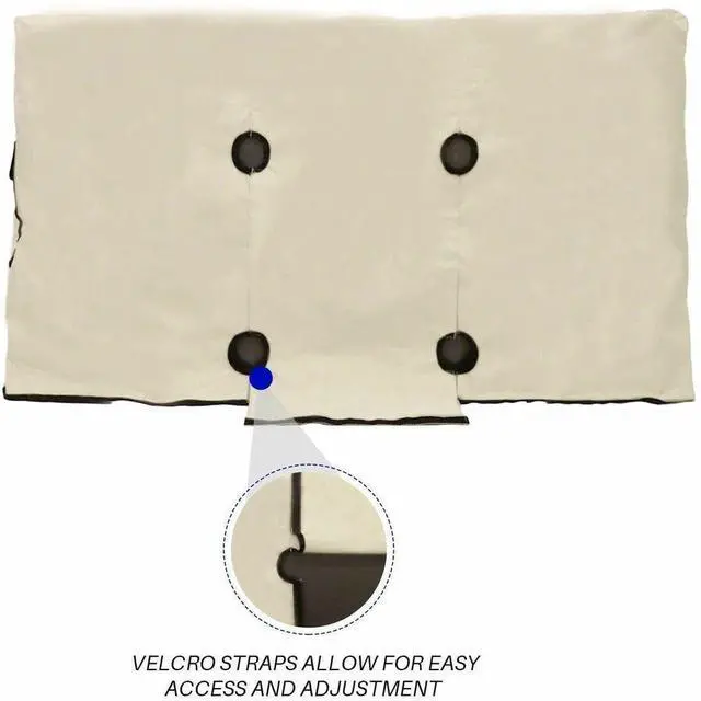 Alt view image 7 of 8 - SYLVOX OT65A1COVER Protective Cover - Supports TV - 32.3" Height x 56.3" Width x 4.9" Depth - Water Proof, Sunlight Resistant, Dust Proof, Abrasion Resistant, Remote Control Pocket, Wea