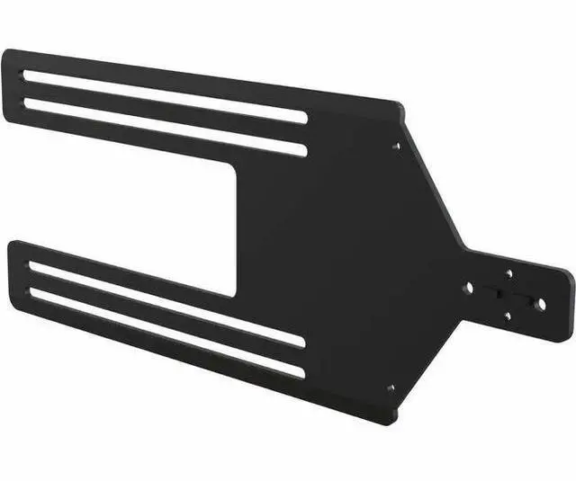 Main image of SpacePole Mounting Bracket for Payment Terminal, Display Screen, Module - Black - Portrait - 15" to 22" Screen Support - VESA Mount Compatible - Metal