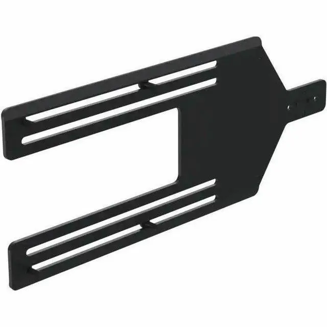 Alt view image 2 of 2 - SpacePole Mounting Bracket for Payment Terminal, Display Screen, Module - Black - Portrait - 15" to 22" Screen Support - VESA Mount Compatible - Metal