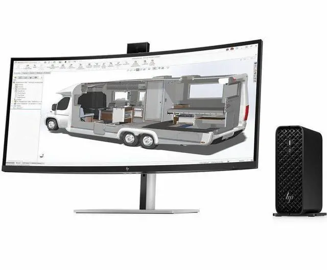 Alt view image 7 of 7 - HP Z2 Mini G1i Workstation - Intel Core Ultra 9 285K - 32 GB - 1 TB SSD - Mini PC - Black - Intel W880 Chip - Windows 11 Pro - NVIDIA RTX 4000 Ada Generation 20 GB Graphics - English Keyboard - Ethern