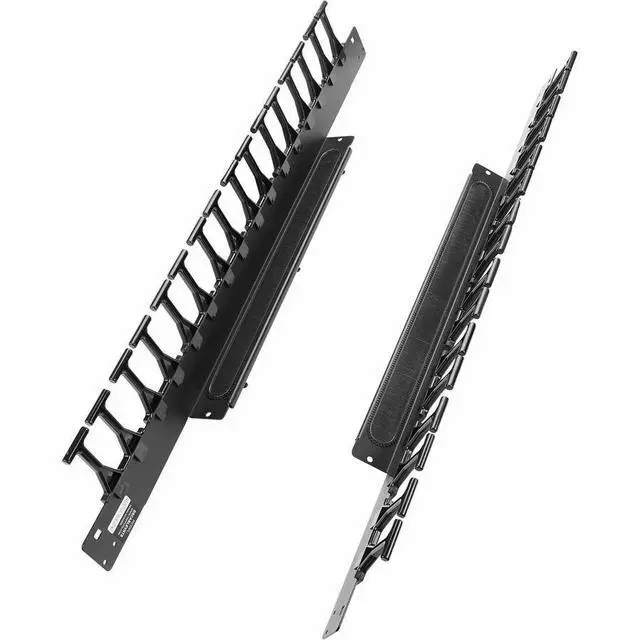 Alt view image 5 of 7 - Tripp Lite series SmartRack Cable Routing - Vertical Cable Finger - Black - 48U Rack Height - Cold Rolled Steel