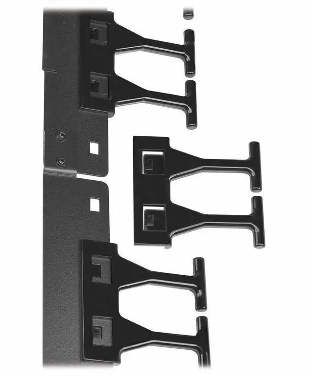 Alt view image 7 of 7 - Tripp Lite series SmartRack Cable Routing - Vertical Cable Finger - Black - 48U Rack Height - Cold Rolled Steel
