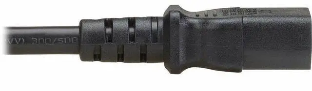 Alt view image 3 of 7 - Eaton Tripp Lite Series PDU Power Cord, C13 to P-Lock C14 - North America and Europe Rated, 10A, 250V, 18 AWG, 4 ft. (1.2 m), Black - For PDU, Computer, Monitor, HDTV, Printer, Server, UPS, Network De