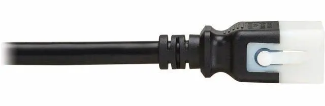 Alt view image 2 of 7 - Eaton Tripp Lite Series PDU Power Cord, C19 to P-Lock C20 - Heavy-Duty, 20A, 250V, 12 AWG, 3 ft. (0.9 m), Black - For Computer, Monitor, HDTV, PDU, Printer, Server, Tablet, UPS, Router, Network Switch