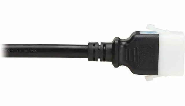 Alt view image 6 of 7 - Eaton Tripp Lite Series PDU Power Cord, C19 to P-Lock C20 - Heavy-Duty, 20A, 250V, 12 AWG, 3 ft. (0.9 m), Black - For Computer, Monitor, HDTV, PDU, Printer, Server, Tablet, UPS, Router, Network Switch