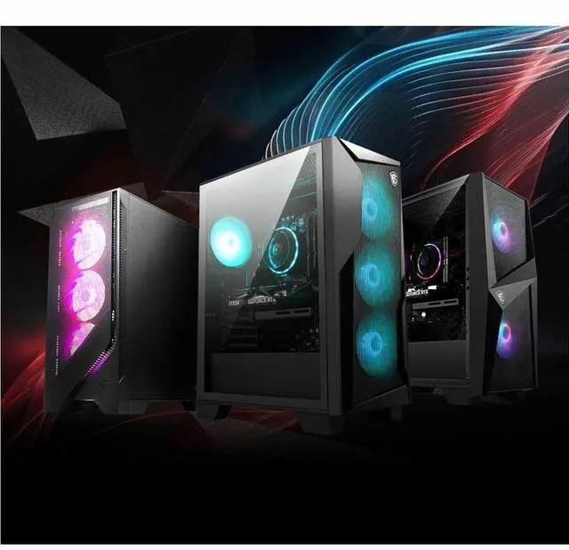 Alt view image 2 of 7 - MSI Gaming Desktop PC Codex Z2 B8NVK-606US AMD Ryzen 5 8400F 16GB DDR5 1TB NVMe SSD GeForce RTX 5050 Windows 11 Home