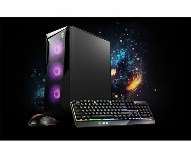 Alt view image 4 of 7 - MSI Gaming Desktop PC Codex Z2 B8NVK-606US AMD Ryzen 5 8400F 16GB DDR5 1TB NVMe SSD GeForce RTX 5050 Windows 11 Home