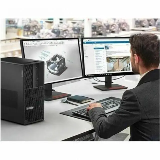 Alt view image 6 of 8 - Lenovo ThinkStation P3 30GS00E4US Workstation - 1 Core i7 14th Gen i7-14700K - vPro Technology - 64 GB - 2 TB SSD - Tower - Intel W680 Chip - Windows 11 Pro - UHD Graphics 770 Graphics - Serial ATA, N