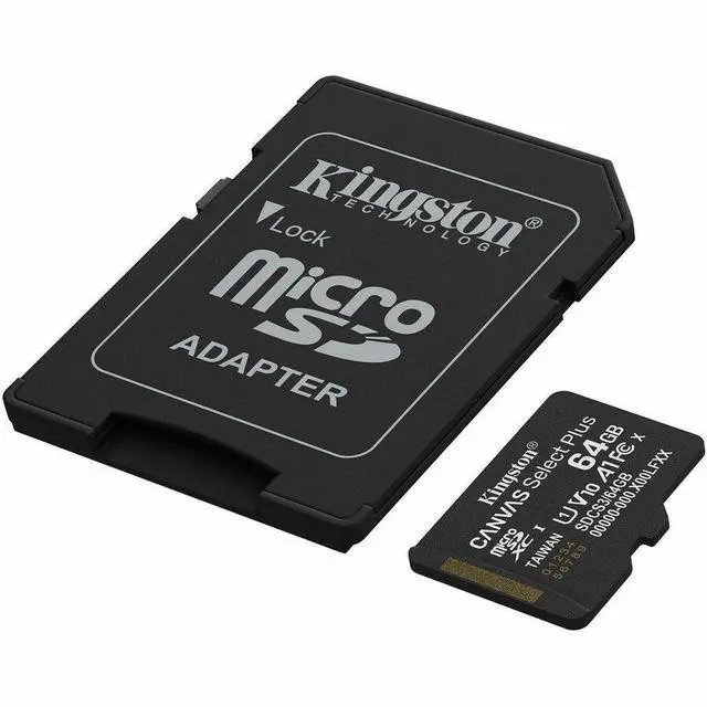 Alt view image 3 of 4 - Kingston MicroSD Canvas Select Plus 150MB/s Memory Card 64GB