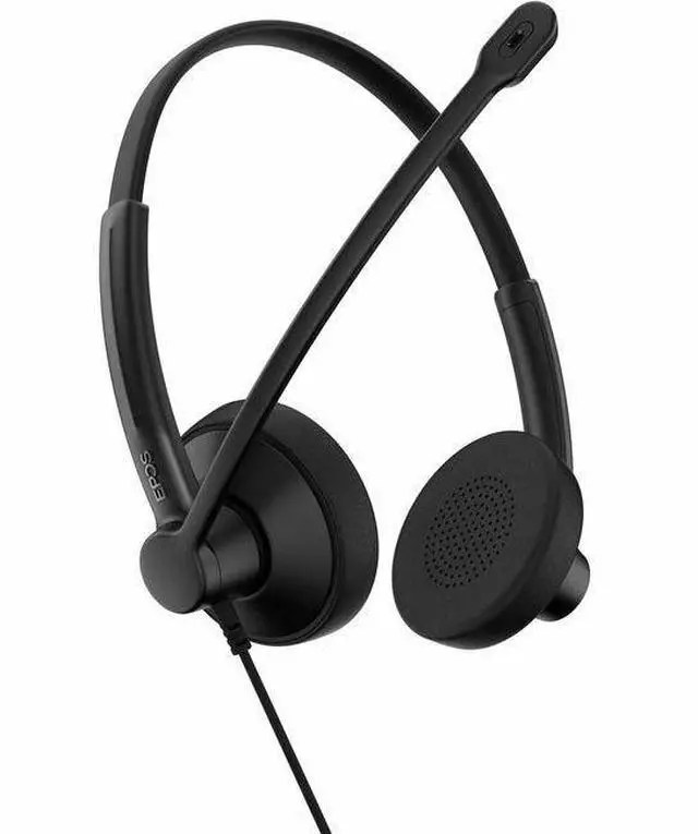 Main image of Stereo wired headset, Teams certified - The IMPACT 100 is an entry-level headset that delivers exceptional value for money. With smart features that enhance efficiency and an ultra-lightweight design,