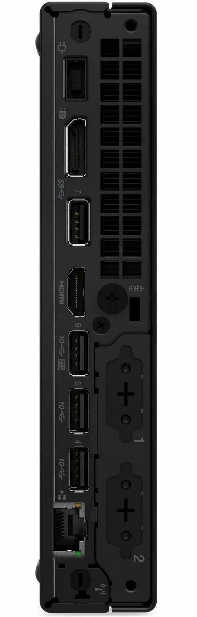 Alt view image 3 of 12 - Lenovo ThinkCentre M90q Gen 6 13AC001YUS Desktop Computer - Intel Core Ultra 7 265 - 16 GB - 512 GB PCI Express NVMe 4.0 x4 SSD - Tiny - Black - Intel Q870 Chip - Windows 11 Pro - Intel DDR5 SDRAM - E