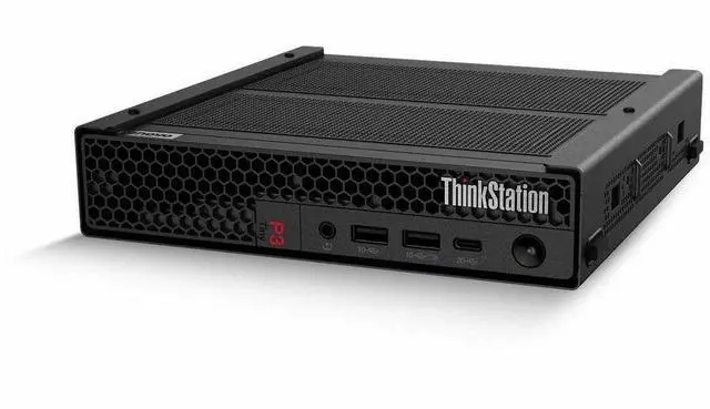 Alt view image 4 of 8 - Lenovo ThinkStation P3 Gen 2 30K5001VUS Workstation - 1 x Intel Core Ultra 7 265 - vPro Technology - 32 GB - 1 TB SSD - Tiny - Black - Intel Q870 Chip - Windows 11 Pro - 1 x NVIDIA RTX A1000 8 GB Grap