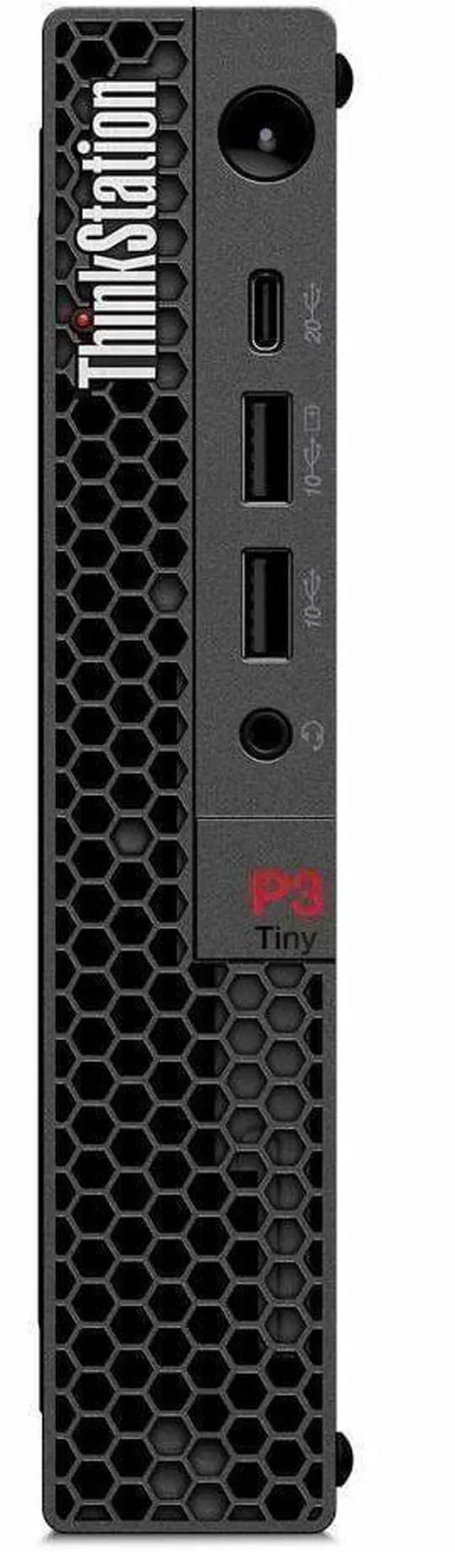 Alt view image 7 of 8 - Lenovo ThinkStation P3 Gen 2 30K5001VUS Workstation - 1 x Intel Core Ultra 7 265 - vPro Technology - 32 GB - 1 TB SSD - Tiny - Black - Intel Q870 Chip - Windows 11 Pro - 1 x NVIDIA RTX A1000 8 GB Grap