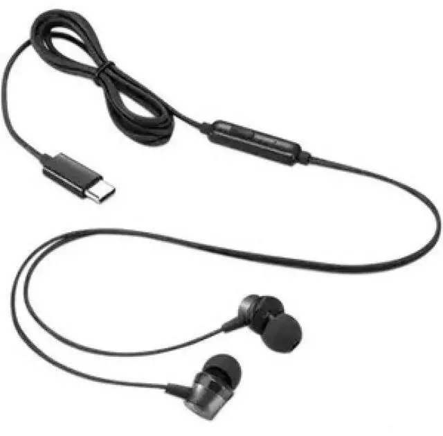 Alt view image 12 of 17 - Lenovo USB-C Wired In-Ear Headphone