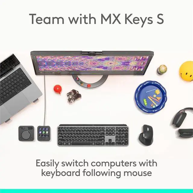 Alt view image 8 of 8 - Logitech MX Master 4 Ergonomic Wireless Mouse with Advanced Performance Haptic Feedback Ultra-Fast Scrolling USB-C Charging Bluetooth Windows MacOS black 910007560