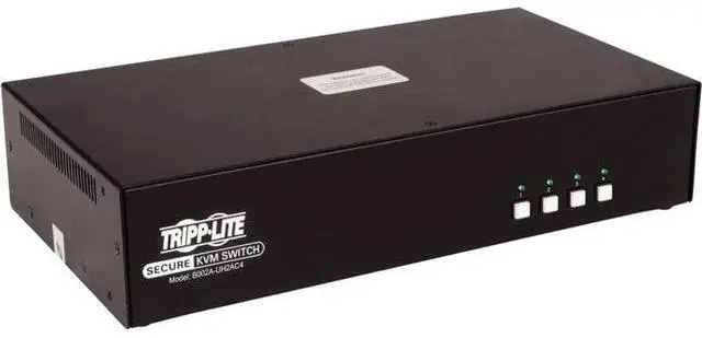 Alt view image 8 of 14 - Tripp Lite 4-Port Dual-Monitor Secure KVM Switch TAA B002AUH2AC4