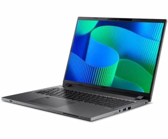 Alt view image 4 of 8 - Acer TravelMate P2 16 P216-51T-G2 TMP216-51T-G2-57NG 16" Touchscreen Notebook - WUXGA - Intel Core 5 120U - 16 GB - 512 GB SSD - English Keyboard - Iron - Intel Chip - 1920 x 1200 - Windows 11 Pr