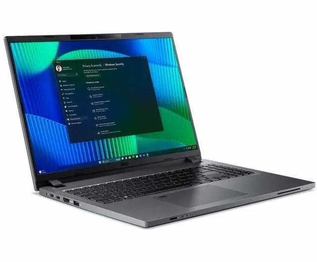 Alt view image 7 of 8 - Acer TravelMate P2 16 P216-51T-G2 TMP216-51T-G2-57NG 16" Touchscreen Notebook - WUXGA - Intel Core 5 120U - 16 GB - 512 GB SSD - English Keyboard - Iron - Intel Chip - 1920 x 1200 - Windows 11 Pr