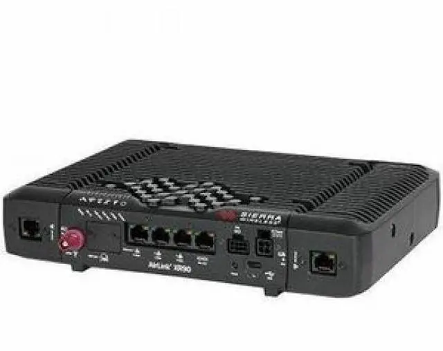 Main image of Sierra Wireless AirLink XR90 Wi-Fi 6 IEEE 802.11ax 2 SIM Ethernet, Cellular Modem/Wireless Router - 5G - LTE, HSPA+ - Dual Band - 2.40 GHz ISM Band - 5 GHz UNII Band - 307.20 MB/s Wireless Speed - 4 x