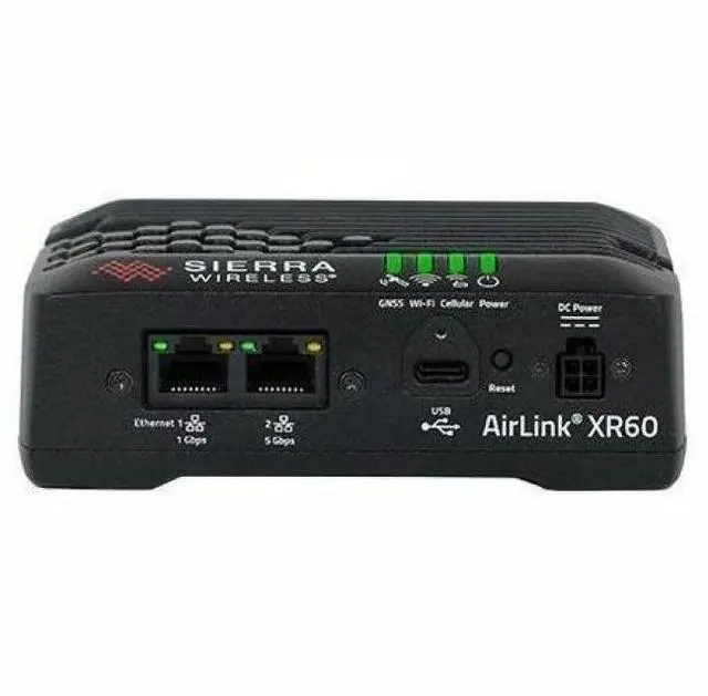 Alt view image 2 of 4 - Sierra Wireless AirLink XR60 Modem/Wireless Router - Wi-Fi 6 IEEE 802.11ax - 2 SIM Cellular - 5G - LTE, HSPA+ - Dual Band (1105099)