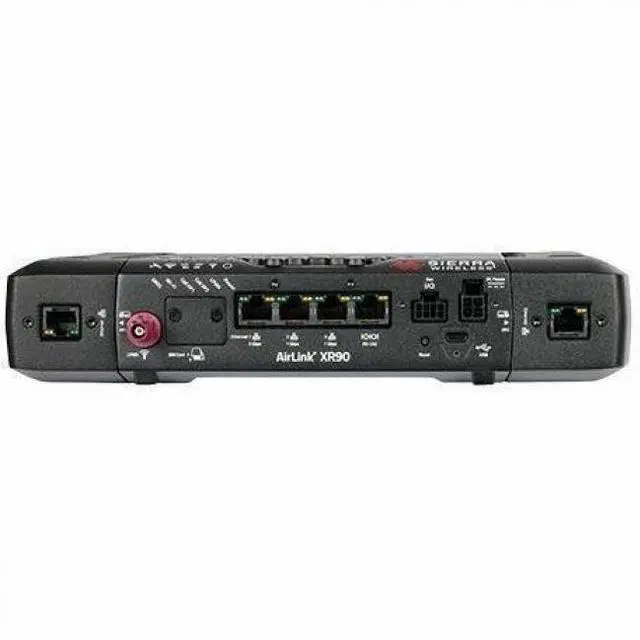 Alt view image 4 of 4 - Sierra Wireless AirLink XR90 Wi-Fi 6 IEEE 802.11ax 2 SIM Ethernet, Cellular Modem/Wireless Router - 5G - LTE, HSPA+ - Dual Band - 2.40 GHz ISM Band - 5 GHz UNII Band - 307.20 MB/s Wireless Speed - 4 x