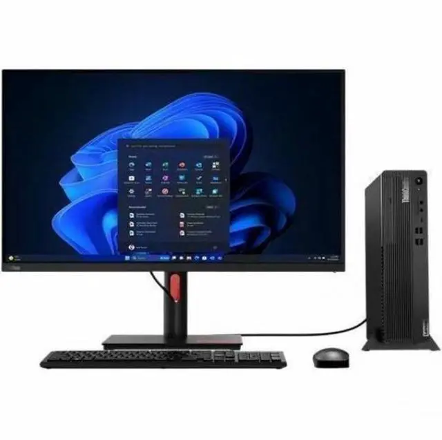 Alt view image 2 of 7 - Lenovo ThinkCentre M75s Gen 5 12TA0014US Desktop Computer - AMD Ryzen 7 PRO 8700G - 32 GB - 512 GB SSD - Small Form Factor - Black - AMD PRO 665 Chip - Windows 11 Pro - AMD Radeon 780M Graphics DDR5 S