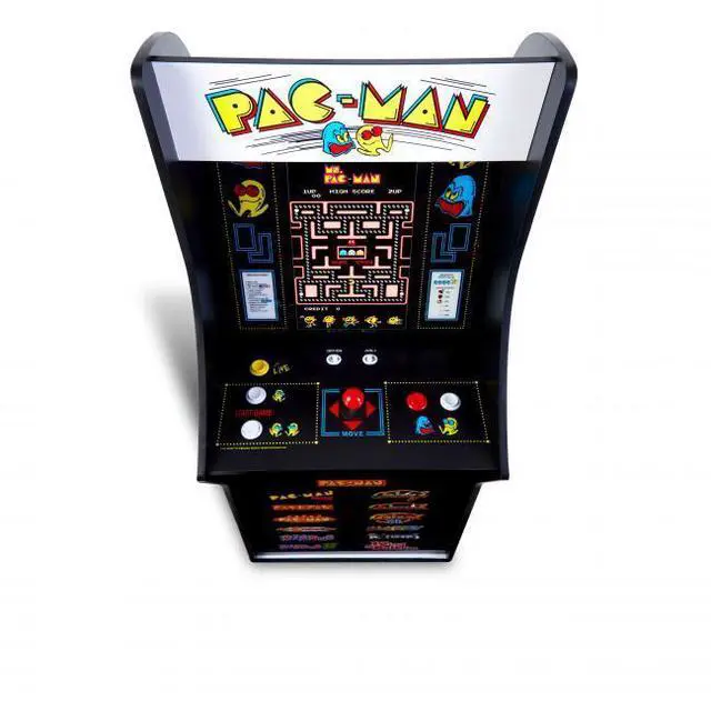 Alt view image 3 of 7 - Arcade1Up PAC-MAN Classic SE Arcade Machine - WiFi Leaderboards to challenge the world - 13 Licensed Arcade Games - 15.6 Inch IPS Color Monitor - Dual Speakers for crisp arcade sound - Real feel Joyst