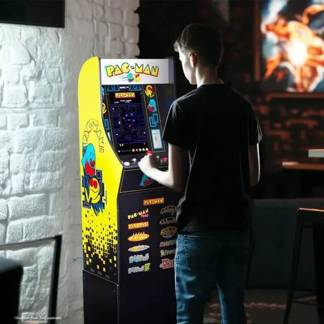Alt view image 6 of 7 - Arcade1Up PAC-MAN Classic SE Arcade Machine - WiFi Leaderboards to challenge the world - 13 Licensed Arcade Games - 15.6 Inch IPS Color Monitor - Dual Speakers for crisp arcade sound - Real feel Joyst