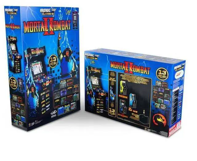 Alt view image 4 of 7 - Arcade1Up Mortal Kombat II Classic SE Arcade Machine - WiFi Leaderboards to challenge the world - 13 Classic Games - 15.6? IPS Color Monitor - Dual Speakers for crisp arcade sound - Real feel Joystick