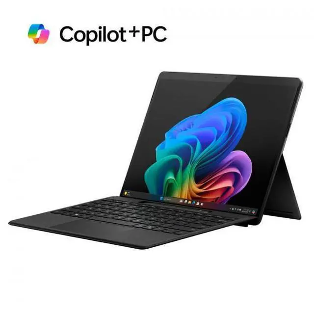 Alt view image 3 of 7 - Microsoft Surface Pro Copilot+ PC Touchscreen 13" LCD Snapdragon X Plus 16GB RAM 512GB SSD (11th Edition) Black + Microsoft Surface Slim Pen (2nd Edition) and Pro Keyboard for Pro (11th Edition),