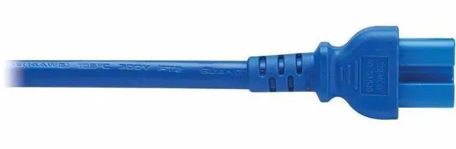 Alt view image 3 of 8 - TRIPP LITE Series PDU Power Cord C15 to P-Lock C14 Heavy-Duty 15A 250V 14AWG 3FT