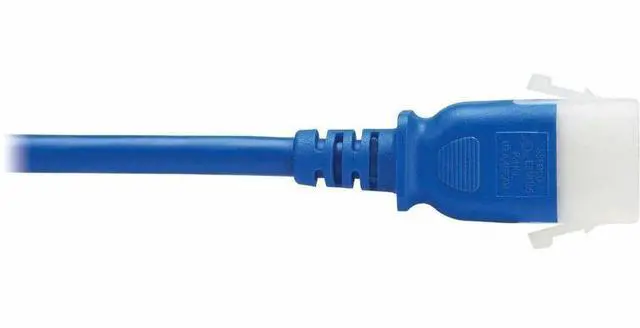 Alt view image 4 of 8 - TRIPP LITE Series PDU Power Cord C15 to P-Lock C14 Heavy-Duty 15A 250V 14AWG 3FT